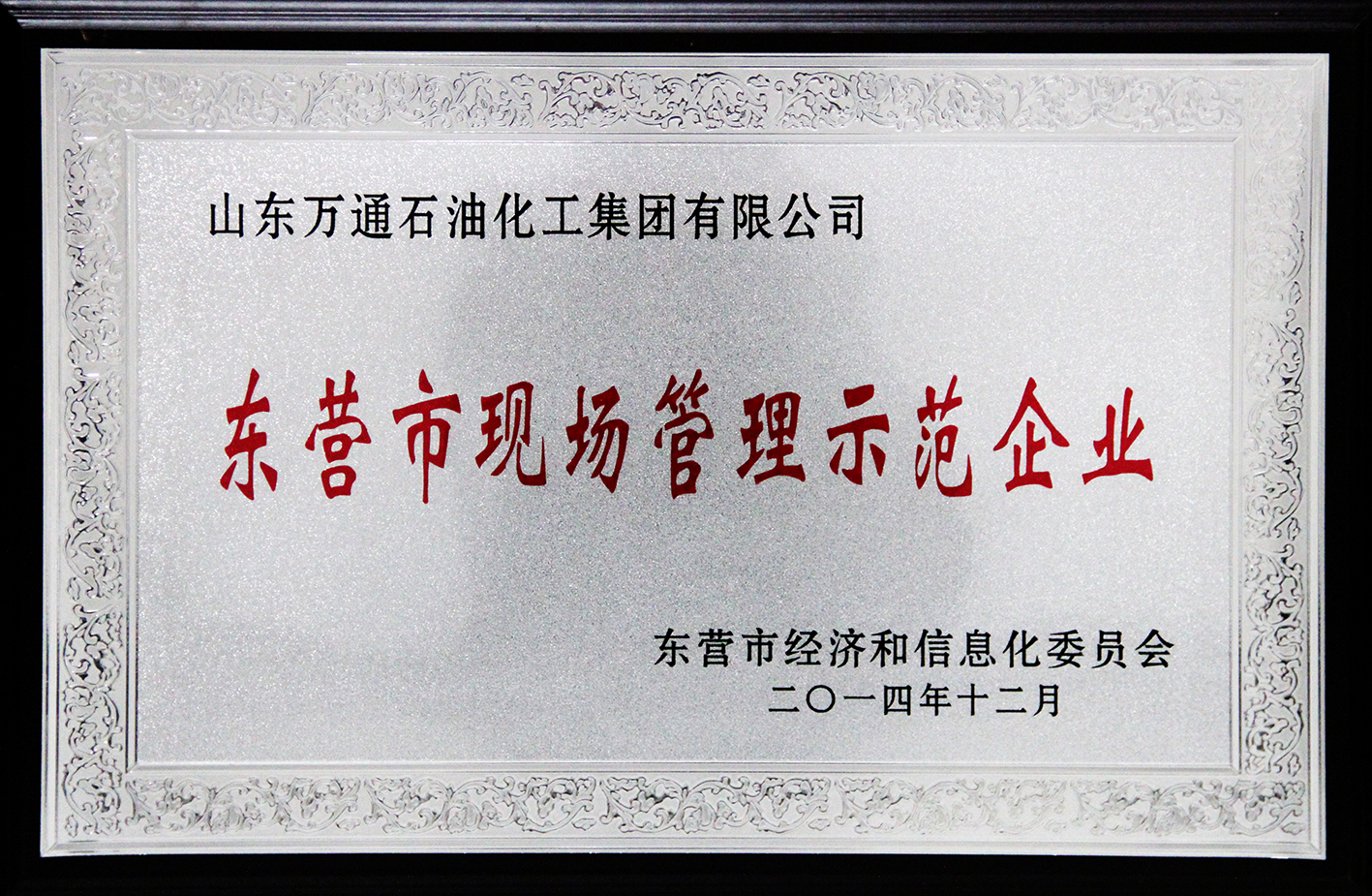 东营市现场管理示范企业