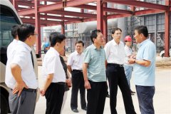 区政协主席王跃军等领导莅临万通集团督查调研工作