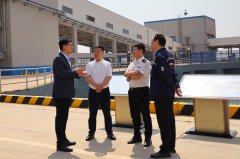 东营海关关长胡军一行莅临东营港10万吨通用泊位调研指导
