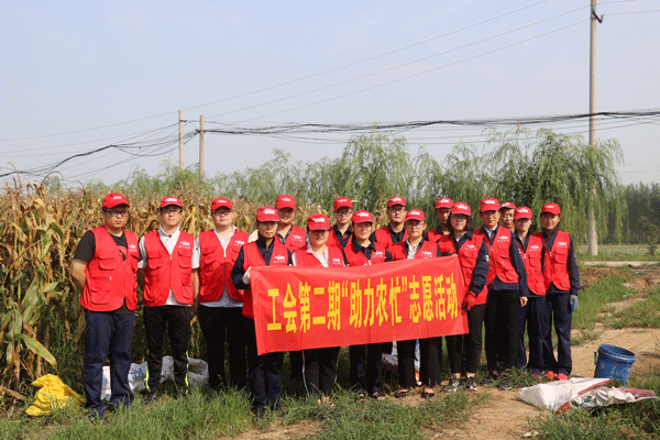 万通海欣控股集团工会组织开展第二期 “助力农忙”志愿服务活动