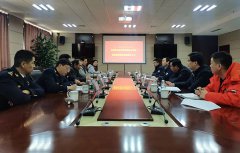 东营海事局政委杜显伦一行到海欣港务集团调研口岸开放工作