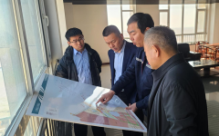 东营港经济开发区税务局到海欣港务集团调研指导工作